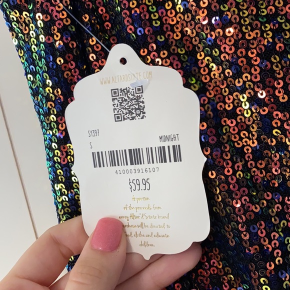 NWT Altar’d State Sequin Skirt - Picture 7 of 9